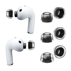 Crystal AirPods Pro 3 Ear Tips, Secure-Fit Silicone Replacement Tips Grippy Surface for Active Lifestyle, Hypoallergenic Silicone, Compatible with Airpods Pro 3 Crystal AirPods Pro 3 Ear Tips, Secure-Fit Silicone Replacement Tips Grippy Surface for Active Lifestyle, Hypoallergenic Silicone, Compatible with Airpods Pro 3