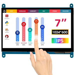 7 Inch 1024×600 Touchscreen for Raspberry Pi: IPS Capacitive Touch Screen LCD Display, Mini Portable Monitor Compatible with Raspberry Pi 5/4/3 BB Black Banana Pi Windows 11/10/8/7 Driver Free 7 Inch 1024×600 Touchscreen for Raspberry Pi: IPS Capacitive Touch Screen LCD Display, Mini Portable Monitor Compatible with Raspberry Pi 5/4/3 BB Black Banana Pi Windows 11/10/8/7 Driver Free