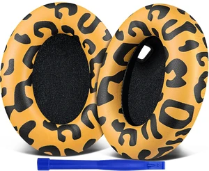 Replacement Earpads for Sony WH-1000XM4 (WH1000XM4) Headphones, Ear Pads Cushions with Noise Isolation Foam, Added Thickness, Without Affecting Sensor - Tiger Stripes Replacement Earpads for Sony WH-1000XM4 (WH1000XM4) Headphones, Ear Pads Cushions with Noise Isolation Foam, Added Thickness, Without Affecting Sensor - Tiger Stripes