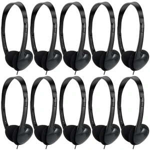 50 Pack Bulk Headphones for Classroom Kids School Students Testing Wired On Ear Class Set Headphones for Children Teens Adults Online Learning Library Museum Travel 3.5mm Jack Black 50 Pack Bulk Headphones for Classroom Kids School Students Testing Wired On Ear Class Set Headphones for Children Teens Adults Online Learning Library Museum Travel 3.5mm Jack Black