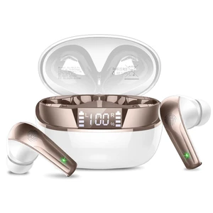 Wireless Earbuds Stereo Sound in Ear Headphones, 47H Playtime, LED Display Noise Cancelling EarBuds Deep Bass with 4 Mic ENC Clear Calls, Bluetooth 5.4 Headphones, Touch Control, IP7 Waterproof Wireless Earbuds Stereo Sound in Ear Headphones, 47H Playtime, LED Display Noise Cancelling EarBuds Deep Bass with 4 Mic ENC Clear Calls, Bluetooth 5.4 Headphones, Touch Control, IP7 Waterproof