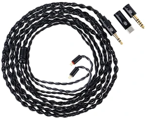 Kiwi Ears x B_Media Terras IEM Cable, 3.5mm/4.4mm/USB Type-C 4N Single Crystal Copper Wire, 32AWG, 0.78mm 2Pin Upgrade In Ear Monitor Cord for ZiiGAAT SIMGOT HiFi Wired Earbuds, 1.25m Kiwi Ears x B_Media Terras IEM Cable, 3.5mm/4.4mm/USB Type-C 4N Single Crystal Copper Wire, 32AWG, 0.78mm 2Pin Upgrade In Ear Monitor Cord for ZiiGAAT SIMGOT HiFi Wired Earbuds, 1.25m