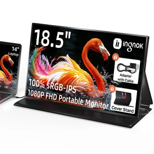 18.5Inch Laptop Monitor,100% sRGB FHD 1080P Second Screen 60Hz USB-C Mini HDMI Large Monitor for Laptop,Mac mini PC,PS5/Switch,with Magnetic Case,Built-in Speakers,VESA-ready 18.5Inch Laptop Monitor,100% sRGB FHD 1080P Second Screen 60Hz USB-C Mini HDMI Large Monitor for Laptop,Mac mini PC,PS5/Switch,with Magnetic Case,Built-in Speakers,VESA-ready