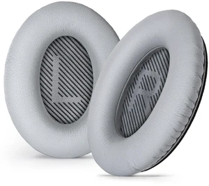 Replacement Ear Pads Cushions for Bose QuietComfort QC 35 (ii) 25 15 2 Headphones, Upgraded Earpads for QC35 (ii) QC25 QC15 QC2 SoundTrue/SoundLink AE2/AE2i/AE2w Around-Ear Headphones (Silver) Replacement Ear Pads Cushions for Bose QuietComfort QC 35 (ii) 25 15 2 Headphones, Upgraded Earpads for QC35 (ii) QC25 QC15 QC2 SoundTrue/SoundLink AE2/AE2i/AE2w Around-Ear Headphones (Silver)