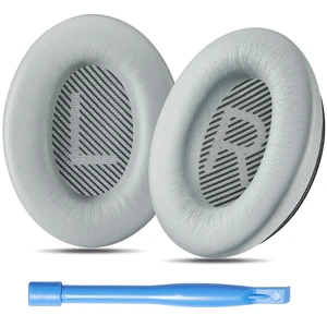 qc Replacement Ear Pads Cushions Compatible with Bose QuietComfort 35 II / QC35, QCSE, QCSC and QC45 Wireless Headphones (Gray) - Premium Material Extra Thick Durable qc Replacement Ear Pads Cushions Compatible with Bose QuietComfort 35 II / QC35, QCSE, QCSC and QC45 Wireless Headphones (Gray) - Premium Material Extra Thick Durable