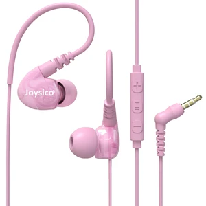 Wired Sport Running Headphones Over Ear in-Ear Earbuds w Mic Pink For Kids Women Small Ears, Wrap Around Earphones w Earhook, Control & Ear Buds Case for Gym Workout, For Cell Phones Laptops Wired Sport Running Headphones Over Ear in-Ear Earbuds w Mic Pink For Kids Women Small Ears, Wrap Around Earphones w Earhook, Control & Ear Buds Case for Gym Workout, For Cell Phones Laptops