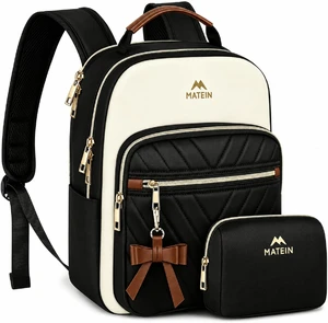 Mini Backpack Purse for Women, Small Daypack, 2pcs Sets, Black-Beige Waterproof Fashion Cute Backpack, Casual Daily Shoulder Bag Handbags, Ladies Girls Bookbag, for Travel Work School College Mini Backpack Purse for Women, Small Daypack, 2pcs Sets, Black-Beige Waterproof Fashion Cute Backpack, Casual Daily Shoulder Bag Handbags, Ladies Girls Bookbag, for Travel Work School College