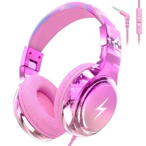 Kids Headphones with Cord with Mic, 85/94dB Safe Volume Limit HD mic, over-ear foldable, 3.5mm for iPad, tablet, computer, Kids Wired Headphones for school, travel, boys girls Bolt Series Kids Headphones with Cord with Mic, 85/94dB Safe Volume Limit HD mic, over-ear foldable, 3.5mm for iPad, tablet, computer, Kids Wired Headphones for school, travel, boys girls Bolt Series