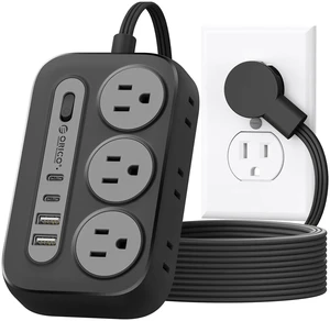 Surge Protector Power Strip, Multiple Outlets Extension Cord 6 AC Outlets 2 USB-A and 2 USB-C Ports, 10 ft Flat Plug, Mountable Outlet Extender for Dorm/Office/Home ETL Listed Surge Protector Power Strip, Multiple Outlets Extension Cord 6 AC Outlets 2 USB-A and 2 USB-C Ports, 10 ft Flat Plug, Mountable Outlet Extender for Dorm/Office/Home ETL Listed