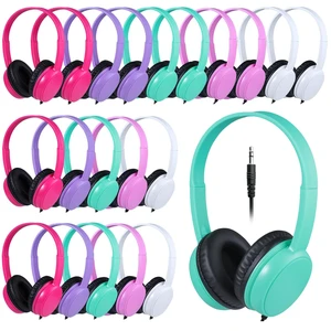 Kids Headphones Bulk 20 Pack for Student School Kids, Wholesale Wired Durable Earphones Class Set for Children Boys Girls Toddler Teens Adult Library (GS30, 20Mixed) Kids Headphones Bulk 20 Pack for Student School Kids, Wholesale Wired Durable Earphones Class Set for Children Boys Girls Toddler Teens Adult Library (GS30, 20Mixed)