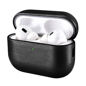 AirPod Pro 3 Leather Case, Handmade Vintage Protective Cover (Black) AirPod Pro 3 Leather Case, Handmade Vintage Protective Cover (Black)