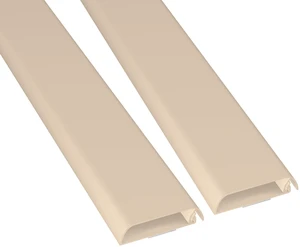 TV Wall Mount Cord Hider, Hide Mounted TV Cables, Wire Covers, Self Adhesive Cover for Cords, Paintable, Low Profile, Seamless Cable Raceway - 2X 2.36in W x 0.59in H x 15.7in L - Beige TV Wall Mount Cord Hider, Hide Mounted TV Cables, Wire Covers, Self Adhesive Cover for Cords, Paintable, Low Profile, Seamless Cable Raceway - 2X 2.36in W x 0.59in H x 15.7in L - Beige