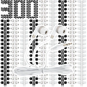 300 Packs Wired Earbuds Bulk, Black,White,Grey Colorful Headphones, in Ear Ear Buds, Earphones with 3.5mm Jack, for Laptop Library Supplies, No Microphone 300 Packs Wired Earbuds Bulk, Black,White,Grey Colorful Headphones, in Ear Ear Buds, Earphones with 3.5mm Jack, for Laptop Library Supplies, No Microphone