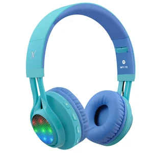 WT7S Kids Bluetooth Headphones, LED Light and mic Foldable Headset Portable foldable, dualmode, volume control, LED on/off switch, long playtime, for tablet, PC, TV, travel, online class WT7S Kids Bluetooth Headphones, LED Light and mic Foldable Headset Portable foldable, dualmode, volume control, LED on/off switch, long playtime, for tablet, PC, TV, travel, online class