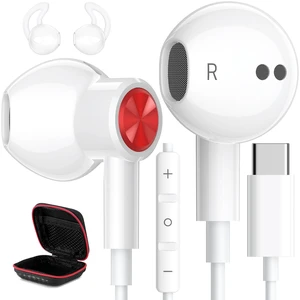 USB C Headphones Magnetic Wired Earbuds with Mic for Apple/Samsung Android Type C Earphones USBC Ear Bud Corded for iPhone 15 Pro Max 16 17 17e 18 Duo/Galaxy S26 S25 S24 Plus S23 S22 S21 Note 20 Ultra USB C Headphones Magnetic Wired Earbuds with Mic for Apple/Samsung Android Type C Earphones USBC Ear Bud Corded for iPhone 15 Pro Max 16 17 17e 18 Duo/Galaxy S26 S25 S24 Plus S23 S22 S21 Note 20 Ultra