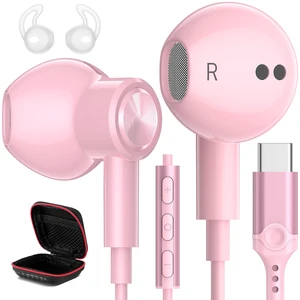 USB C Headphones Magnetic Wired Earbuds with Mic for Apple/Samsung Android Type C Earphones USBC Ear Bud Corded for iPhone 15 Pro Max 16 17 17e 18 Duo/Galaxy S26 S25 S24 Plus S23 S22 S21 Note 20 Ultra USB C Headphones Magnetic Wired Earbuds with Mic for Apple/Samsung Android Type C Earphones USBC Ear Bud Corded for iPhone 15 Pro Max 16 17 17e 18 Duo/Galaxy S26 S25 S24 Plus S23 S22 S21 Note 20 Ultra