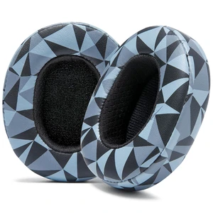 PadZ Crusher Evo - Earpads for Skullcandy Crusher Evo & Hesh ANC Made by Wicked Cushions Also fits Crusher Wireless & More, Enhanced Comfort & Sound Isolation Geo Grey PadZ Crusher Evo - Earpads for Skullcandy Crusher Evo & Hesh ANC Made by Wicked Cushions Also fits Crusher Wireless & More, Enhanced Comfort & Sound Isolation Geo Grey