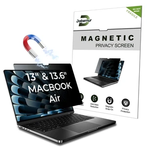 Privacy Screen Protector for MacBook Air 13.6/13 Inch (2022-2026,M2-M5) Magnetic Snap 30° Side Privacy Eye-Comfort Anti-Glare Blue Light Filter Seamless Lid Fit Privacy Screen Protector for MacBook Air 13.6/13 Inch (2022-2026,M2-M5) Magnetic Snap 30° Side Privacy Eye-Comfort Anti-Glare Blue Light Filter Seamless Lid Fit