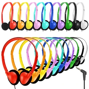 20 Pack Classroom Headphones Bulk for Kids School Student,Wholesale Durable Wired Class Set Headphones for Children Toddler Teens Boys Girls and Adult(GS857, Mixed) 20 Pack Classroom Headphones Bulk for Kids School Student,Wholesale Durable Wired Class Set Headphones for Children Toddler Teens Boys Girls and Adult(GS857, Mixed)