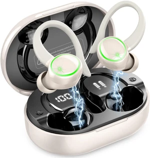 Wireless Earbuds Sports, Bluetooth 5.4 Headphones Hifi Stereo, Earphones with Earhooks, 50H Playback Over Ear Buds, IP7 Waterproof Fitness Headset for Gym Running Workout, ENC Noise Cancelling Mic Wireless Earbuds Sports, Bluetooth 5.4 Headphones Hifi Stereo, Earphones with Earhooks, 50H Playback Over Ear Buds, IP7 Waterproof Fitness Headset for Gym Running Workout, ENC Noise Cancelling Mic