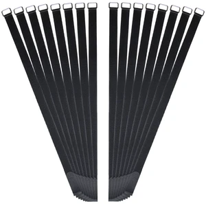 30 inch Reusable Extend Securing Strap - Fastening Cable Strap - 16 PACK Adjustable Nylon Hook and Loop Cable Tie Down Strap 30 inch Reusable Extend Securing Strap - Fastening Cable Strap - 16 PACK Adjustable Nylon Hook and Loop Cable Tie Down Strap