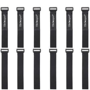 12 Pack 1 x 12 Inch Long Hook and Loop Tie Down Straps Heavy Duty Durable Nylon, Reusable, Large, Wide, Black, Functional Adjustable Fastening Cinch Strap Cable Cord for Home, Office, Outdoor 12 Pack 1 x 12 Inch Long Hook and Loop Tie Down Straps Heavy Duty Durable Nylon, Reusable, Large, Wide, Black, Functional Adjustable Fastening Cinch Strap Cable Cord for Home, Office, Outdoor
