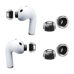 Crystal AirPods Pro 3 Ear Tips, Secure-Fit Silicone Replacement Tips Grippy Surface for Active Lifestyle, Hypoallergenic Silicone, Compatible with Airpods Pro 3 Crystal AirPods Pro 3 Ear Tips, Secure-Fit Silicone Replacement Tips Grippy Surface for Active Lifestyle, Hypoallergenic Silicone, Compatible with Airpods Pro 3