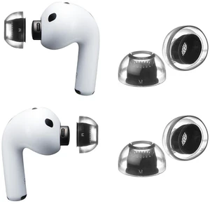 Crystal AirPods Pro 3 Ear Tips, Secure-Fit Silicone Replacement Tips Grippy Surface for Active Lifestyle, Hypoallergenic Silicone, Compatible with Airpods Pro 3 Crystal AirPods Pro 3 Ear Tips, Secure-Fit Silicone Replacement Tips Grippy Surface for Active Lifestyle, Hypoallergenic Silicone, Compatible with Airpods Pro 3