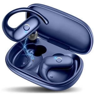 Wireless Earbuds Bluetooth Headphones Sport,Over Ear Buds with Deep Bass Sound,60Hrs Playtime Earphones Redesigned Comfort Fit with Earhooks for Running,Meeting,Workout- Blue Wireless Earbuds Bluetooth Headphones Sport,Over Ear Buds with Deep Bass Sound,60Hrs Playtime Earphones Redesigned Comfort Fit with Earhooks for Running,Meeting,Workout- Blue