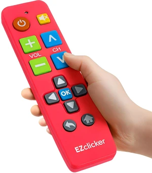 Big Button Universal TV Remote, Easy to Use for All Ages (Pink) Great for Seniors, Works with Major TV Brands (2xAAA Batteries Not Included) Big Button Universal TV Remote, Easy to Use for All Ages (Pink) Great for Seniors, Works with Major TV Brands (2xAAA Batteries Not Included)