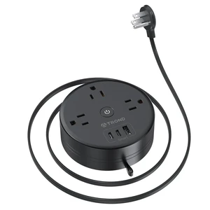Power Strip Flat Plug, Extension Cord 10FT Semi-Retractable Power Strip with 3 AC Outlets 3 USB Ports (2 USB C), Ultra Thin Flat Plug, Cruise Ship Essentials, for Home, Hotel, Office Power Strip Flat Plug, Extension Cord 10FT Semi-Retractable Power Strip with 3 AC Outlets 3 USB Ports (2 USB C), Ultra Thin Flat Plug, Cruise Ship Essentials, for Home, Hotel, Office