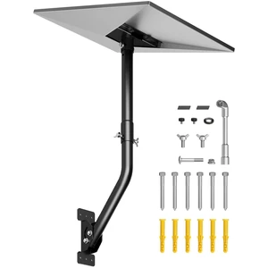 Wall Mount for Starlink Standard 4/4X/V4, Gen 3 Wall Mount Kit with Rust-Resistant Stainless Steel Screws for Concrete/Wood Walls, Max 23.5in Poles Adjustable for Wider Eaves Wall Mount for Starlink Standard 4/4X/V4, Gen 3 Wall Mount Kit with Rust-Resistant Stainless Steel Screws for Concrete/Wood Walls, Max 23.5in Poles Adjustable for Wider Eaves