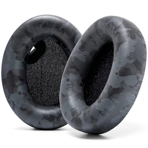 PadZ WH1000XM4 - Extra Thick Earpads for Sony WH1000XM4 Made by Wicked Cushions Soft PU Leather, Luxurious Memory Foam, Added Thickness Without Disabling Sensor Black Camo PadZ WH1000XM4 - Extra Thick Earpads for Sony WH1000XM4 Made by Wicked Cushions Soft PU Leather, Luxurious Memory Foam, Added Thickness Without Disabling Sensor Black Camo