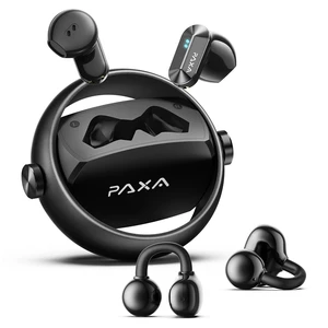 2 in 1 Clip on Open Ear Headphones Wireless Earbuds, 0 Delay Bluetooth 6.0, Ultra-long 140H Play, Auto L-R Recognition Touch Control, Hybrid Noise Reduction for Work Fitness Daily Use, Ctbuds Black 2 in 1 Clip on Open Ear Headphones Wireless Earbuds, 0 Delay Bluetooth 6.0, Ultra-long 140H Play, Auto L-R Recognition Touch Control, Hybrid Noise Reduction for Work Fitness Daily Use, Ctbuds Black