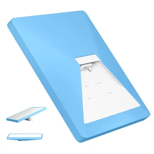 for Starlink Mini Case, Mini Protective Cover Liquid Silicone Case Starlink Mini Satellite Dish Accessories, Portable Protective Cover Shell for Starlink with Black Sticker, Sky Blue for Starlink Mini Case, Mini Protective Cover Liquid Silicone Case Starlink Mini Satellite Dish Accessories, Portable Protective Cover Shell for Starlink with Black Sticker, Sky Blue