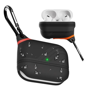 for AirPods Pro 3 Case Silicone - Waterproof, Shockproof, Drop Protection Textured Design, Wireless Charging Supported, One-Piece Folding Design with Carabiner for Apple AirPods Pro 3rd Gen - Black for AirPods Pro 3 Case Silicone - Waterproof, Shockproof, Drop Protection Textured Design, Wireless Charging Supported, One-Piece Folding Design with Carabiner for Apple AirPods Pro 3rd Gen - Black