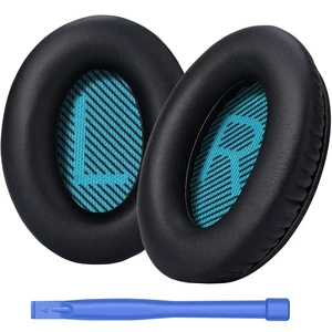 Headphones Replacement Ear Pads for Bose QuietComfort 35 QC35 & QC35 II Premium Memory Foam, Soft Protein Leather, Enhanced Noise Isolation, Easy Install, Comfortable & Durable (Blue) Headphones Replacement Ear Pads for Bose QuietComfort 35 QC35 & QC35 II Premium Memory Foam, Soft Protein Leather, Enhanced Noise Isolation, Easy Install, Comfortable & Durable (Blue)
