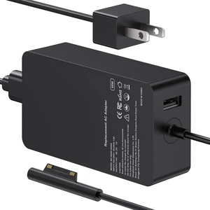 65W Surface Pro Charger for Microsoft Surface Pro 7/6/4/3/8/9/11/5 8.8ft Cord, 65W Surface Laptop Charger for Microsoft Surface Laptop 5/4/3, Surface Go 3/2 and Surface Pro Models 65W Surface Pro Charger for Microsoft Surface Pro 7/6/4/3/8/9/11/5 8.8ft Cord, 65W Surface Laptop Charger for Microsoft Surface Laptop 5/4/3, Surface Go 3/2 and Surface Pro Models