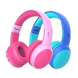 Kids Bluetooth Headphones, Portable Wireless Headset for Kids, Bluetooth 5.3, Over-Ear Toddler Headphones with Microphone, 85dB Volume Limited, 40 Hours Playtime (Pink+Blue) Kids Bluetooth Headphones, Portable Wireless Headset for Kids, Bluetooth 5.3, Over-Ear Toddler Headphones with Microphone, 85dB Volume Limited, 40 Hours Playtime (Pink+Blue)