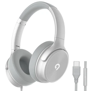USB C Wired Over-Ear Headphones with Mic, Hi-Fi Stereo Sound, Noise-Isolating Ear Cups, Comfortable Fit for iPhone15/16, Samsung Galaxy S24/S23, Type-C Phones & Tablets (Silver) USB C Wired Over-Ear Headphones with Mic, Hi-Fi Stereo Sound, Noise-Isolating Ear Cups, Comfortable Fit for iPhone15/16, Samsung Galaxy S24/S23, Type-C Phones & Tablets (Silver)