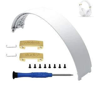 Studio 3 Replacement Headband & Hinge Replacement for Beats Studio3 Headphone,Durable Parts Accessories Repair Kit Set(White Studio 3 Replacement Headband & Hinge Replacement for Beats Studio3 Headphone,Durable Parts Accessories Repair Kit Set(White