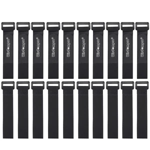 20 Pack 0.8 x 8 In Small Hook and Loop Tie Down Straps Heavy Duty Durable Nylon, Reusable, Black, Functional Adjustable Fastening Cinch Strap Cable Cord for Home, Office, Workspace, Outdoor 20 Pack 0.8 x 8 In Small Hook and Loop Tie Down Straps Heavy Duty Durable Nylon, Reusable, Black, Functional Adjustable Fastening Cinch Strap Cable Cord for Home, Office, Workspace, Outdoor