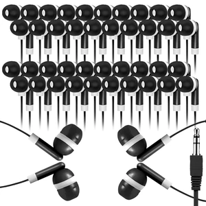 Bulk Earbud Headphones 100 Pack for School Classroom Kids, Wholeslae Wired Durable Earphones Class Set for Students Children Toddler Teens Boys Girls and Adult (XPG101, 100 PCS) Bulk Earbud Headphones 100 Pack for School Classroom Kids, Wholeslae Wired Durable Earphones Class Set for Students Children Toddler Teens Boys Girls and Adult (XPG101, 100 PCS)