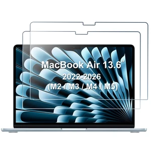 2 Pack Screen Protector for 13.6&13" MacBook Air 2026-2022 9H HD Clear Tempered Glass Anti-Scratch Bubble-Free Film Guard Screen Protector for MacBook Air 13.6/ 13 Inch 2026-2022 M5-M2 2 Pack Screen Protector for 13.6&13" MacBook Air 2026-2022 9H HD Clear Tempered Glass Anti-Scratch Bubble-Free Film Guard Screen Protector for MacBook Air 13.6/ 13 Inch 2026-2022 M5-M2