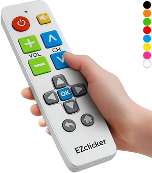 Big Button Universal TV Remote, Easy to Use for All Ages (Silver) Great for Seniors, Works with Major TV Brands (2xAAA Batteries Not Included) Big Button Universal TV Remote, Easy to Use for All Ages (Silver) Great for Seniors, Works with Major TV Brands (2xAAA Batteries Not Included)