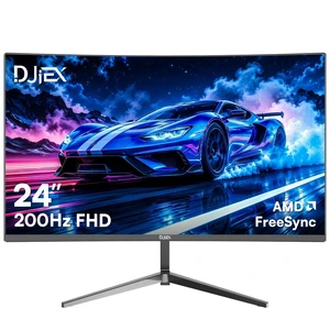 24 Inch Curved Gaming Monitor FHD 1080P 200Hz, 3000R, 1ms MPRT 4000:1 Contrast, 98%sRGB, AMD FreeSync, Eye Care, HDMI 2.0 & DP 1.4, VESA Mount for Office Business Work 24 Inch Curved Gaming Monitor FHD 1080P 200Hz, 3000R, 1ms MPRT 4000:1 Contrast, 98%sRGB, AMD FreeSync, Eye Care, HDMI 2.0 & DP 1.4, VESA Mount for Office Business Work