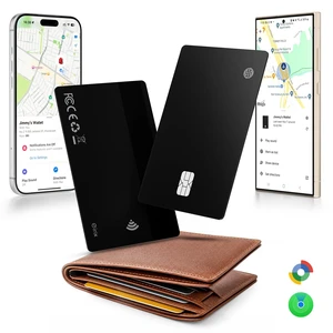 eirix 2 Pack Wallet Tracker Card (iOS and Android) Ultra Slim 0.07in IP68 Waterproof Rechargeable Work with Apple Find My & Google Find Hub, Item Locator for Card Holder,Passports,Money Clips eirix 2 Pack Wallet Tracker Card (iOS and Android) Ultra Slim 0.07in IP68 Waterproof Rechargeable Work with Apple Find My & Google Find Hub, Item Locator for Card Holder,Passports,Money Clips
