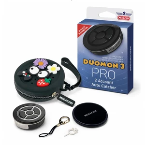 DuoMon3 PRO 1P/2P Pocket Go Auto Catcher, Auto-Reconnect w/Pad 1-Touch Reconnect,Hourly Auto Reconnection, 65ft Bluetooth, IPX7, Type-C & Wireless Charging, App-Controlled Vibration/Sound DuoMon3 PRO 1P/2P Pocket Go Auto Catcher, Auto-Reconnect w/Pad 1-Touch Reconnect,Hourly Auto Reconnection, 65ft Bluetooth, IPX7, Type-C & Wireless Charging, App-Controlled Vibration/Sound