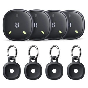 FineTrack Mini2 Air Tracker Tags (iOS Only) 4 Pack Bluetooth Tracker Compatible with Apple Find My, Item Finder Smart Tag for Keys,Luggage,Standard FineTrack Mini2 Air Tracker Tags (iOS Only) 4 Pack Bluetooth Tracker Compatible with Apple Find My, Item Finder Smart Tag for Keys,Luggage,Standard
