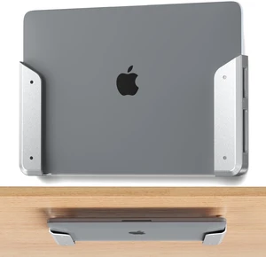 Wall & Under Desk Laptop Mount HolderAdhesive & Screw in,1.02"/ 26 mm,Anti-Scratch Pads,Universal for MacBooks,Surface,Keyboards,Tablets,Switch &More,Matte Silver Wall & Under Desk Laptop Mount HolderAdhesive & Screw in,1.02"/ 26 mm,Anti-Scratch Pads,Universal for MacBooks,Surface,Keyboards,Tablets,Switch &More,Matte Silver